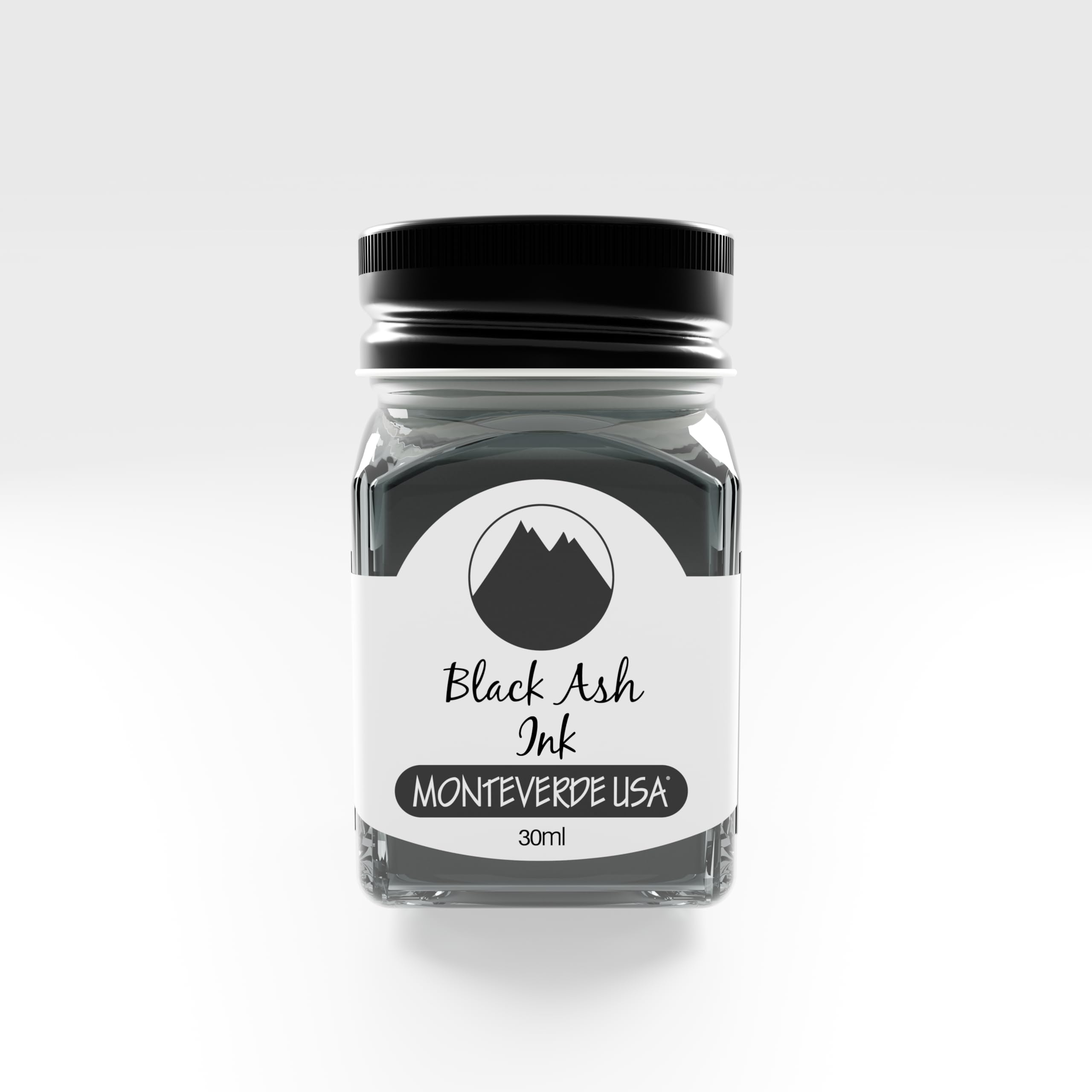 Monteverde USA Ink with ITF Technology, 30 ml Black Ash (G309BA)