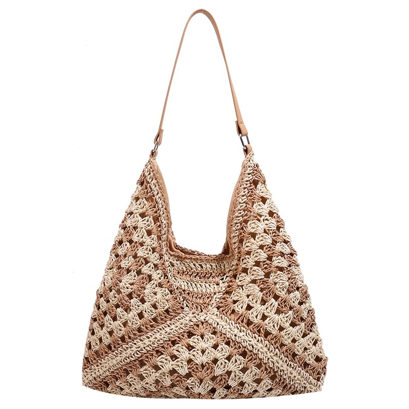 UKETO Bolsa de playa para mujer, artículos esenciales para vacaciones, bolsos de playa, bolsas de hombro, bolsa de compras plegable reutilizable, bolsa de mujer para picnic, piscina, gimnasio, viajes,