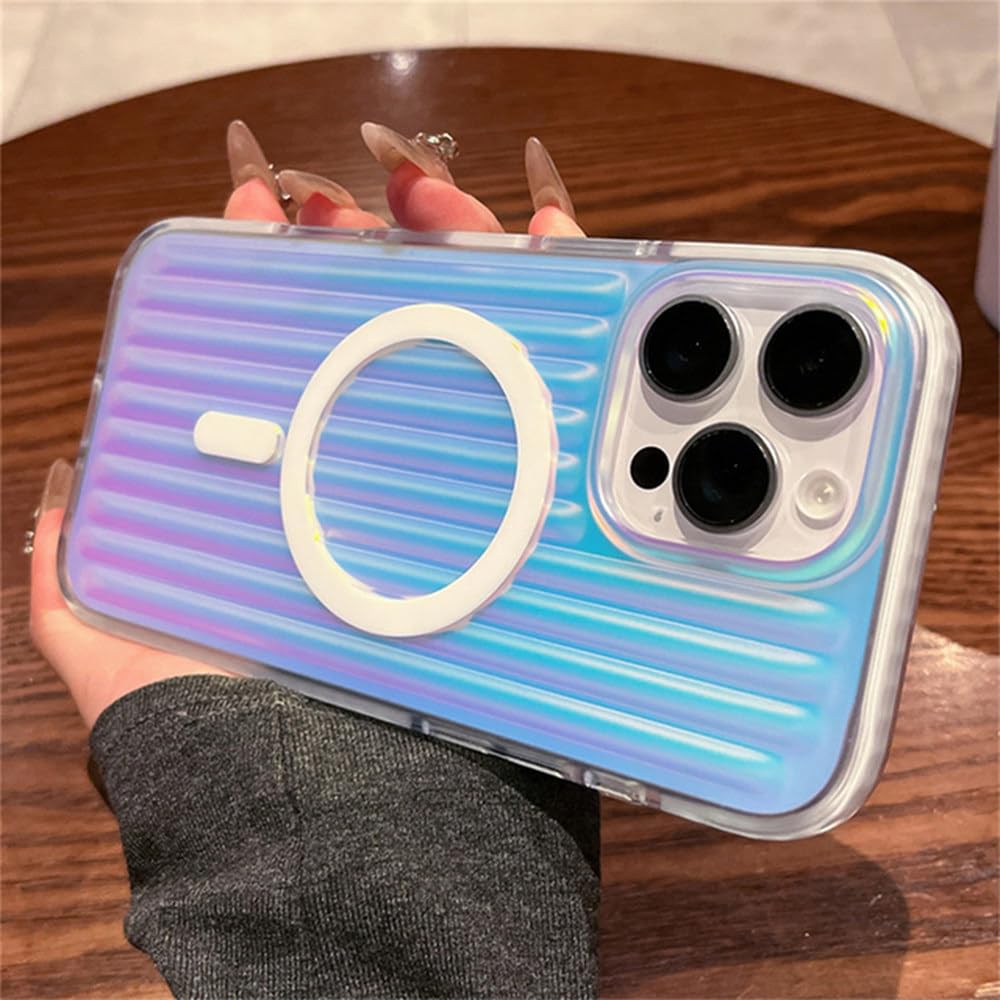 Coque iPhone 15 dégradée bleue élégante pour vos déplacements quotidiens - 7