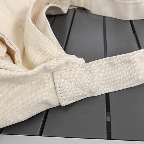 Miniatura 4 de Bolso bandolera de lona con alfileres y colgante para mujeres y niñas, bolso escolar estético casual