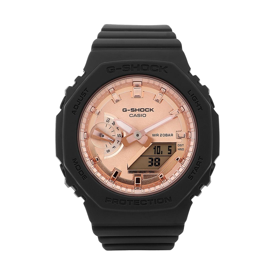 Casio G-Shock GMA-S2100MD-1ADR Rose Gold Analog-Digital Dial Black Resin Strap Womens Watch Shock and 200M Water Resistant G1459 (B0CMHFGMVY) Amazon Price History, Amazon Price Tracker