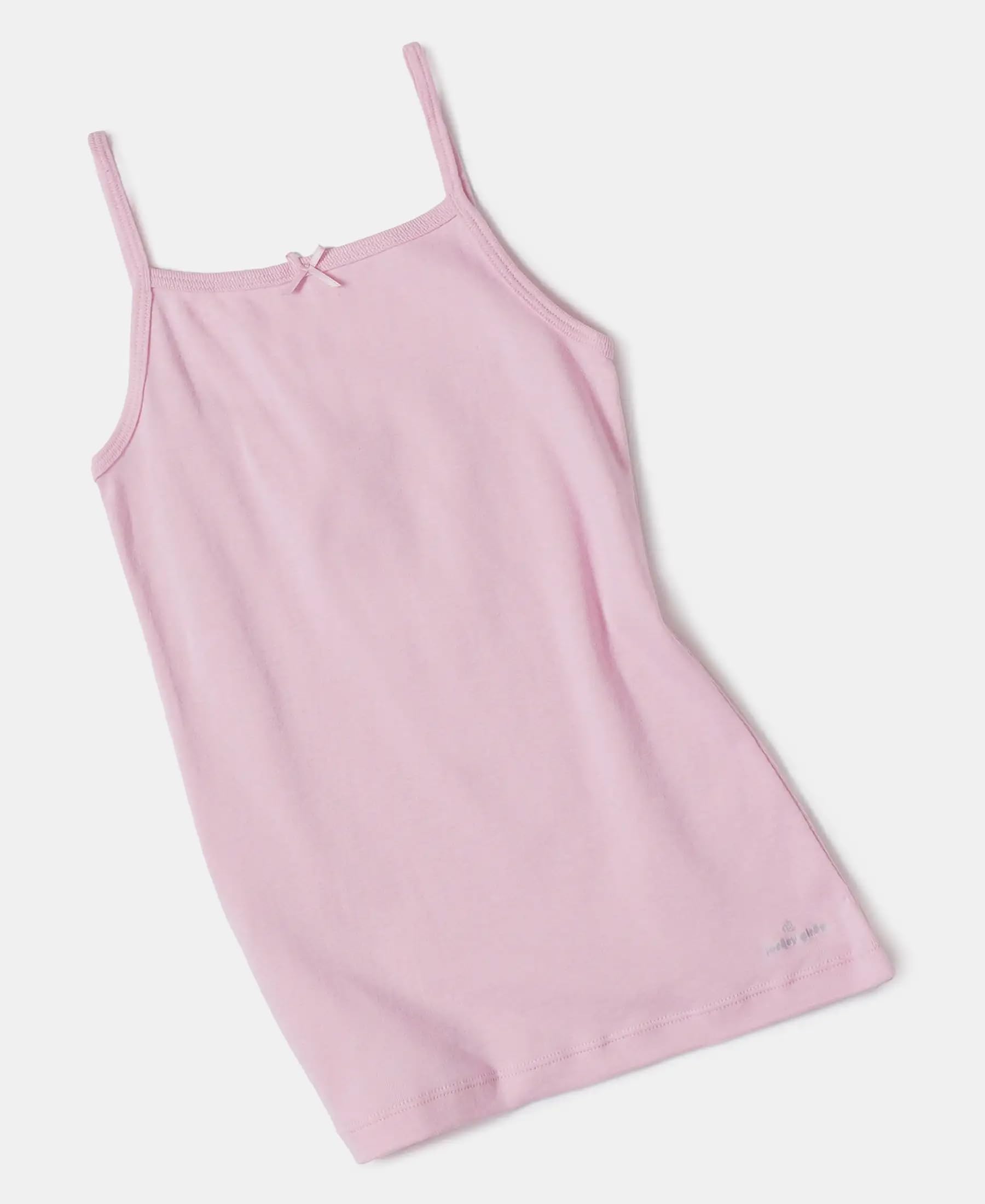 Jockey Girls' Regular Fit Plain Vest (SG04-0105_Sweet Lilac_12) 1
