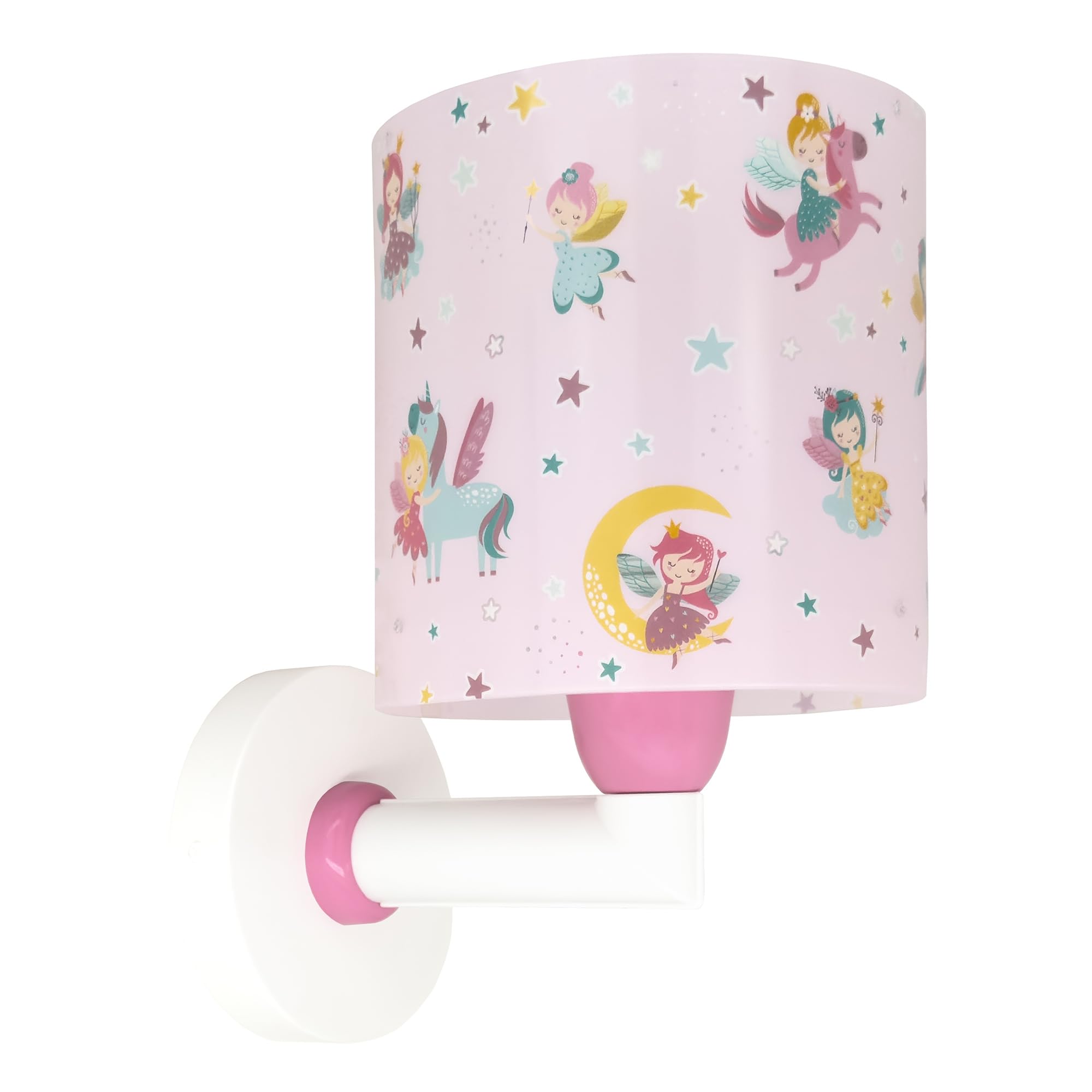 Dalber Kinder Wandlampe Fairy Dreams Feen Rosa 42499 | Wandleuchte; Kinderzimmer; E27 - 1 x 15W