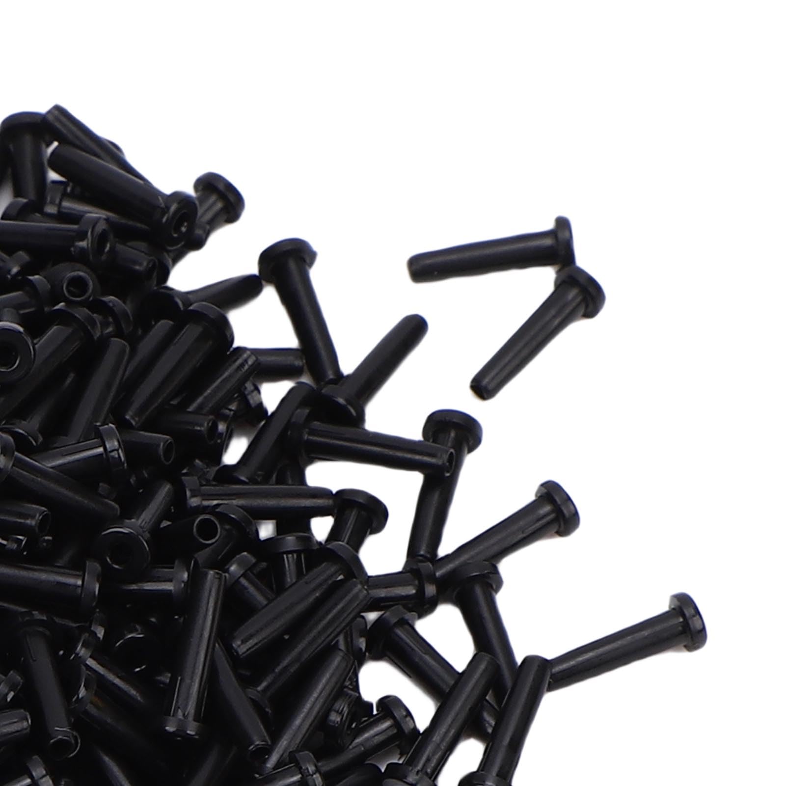 Generic Épaisseur en Nylon Vigoureuse de Chapeau du Matériel 2.1x8.3mm 0.8mm D'oeillets de Raquette de Badminton de Réduction de Bruit