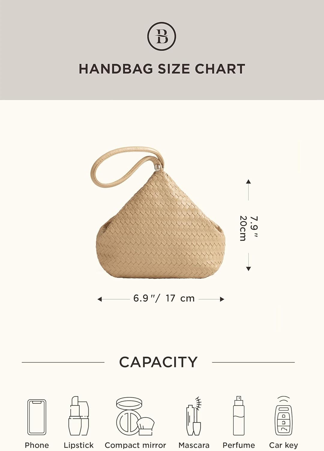 BABEYOND Clutch Purses for Women - Woven Purse Evening Bags Faux Leather Wristlet Handbag for Daily Party - Image 7