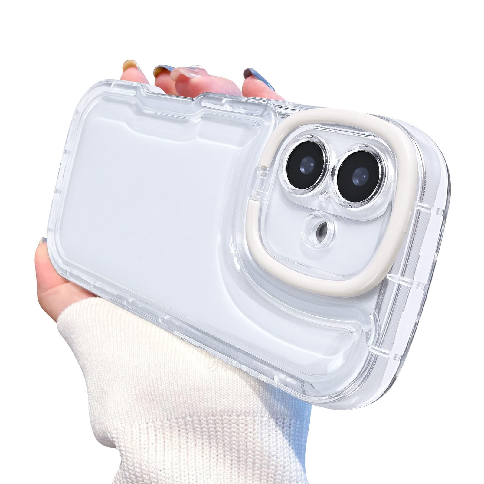 For IPhone 16/17 Pro Max/14/13/12 Shockproof Stand Case With Slide - View #2