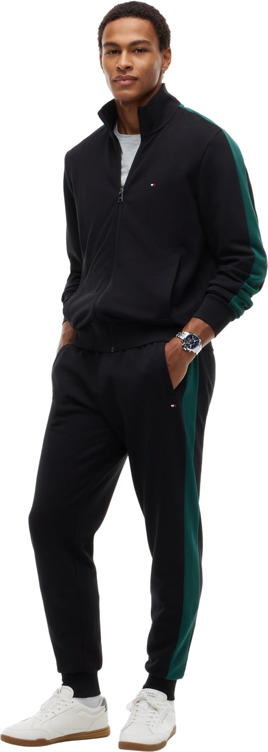 Tommy Hilfiger Ess Colorblock Tracksuit Mw0mw45673 Tuta da allenamento Uomo