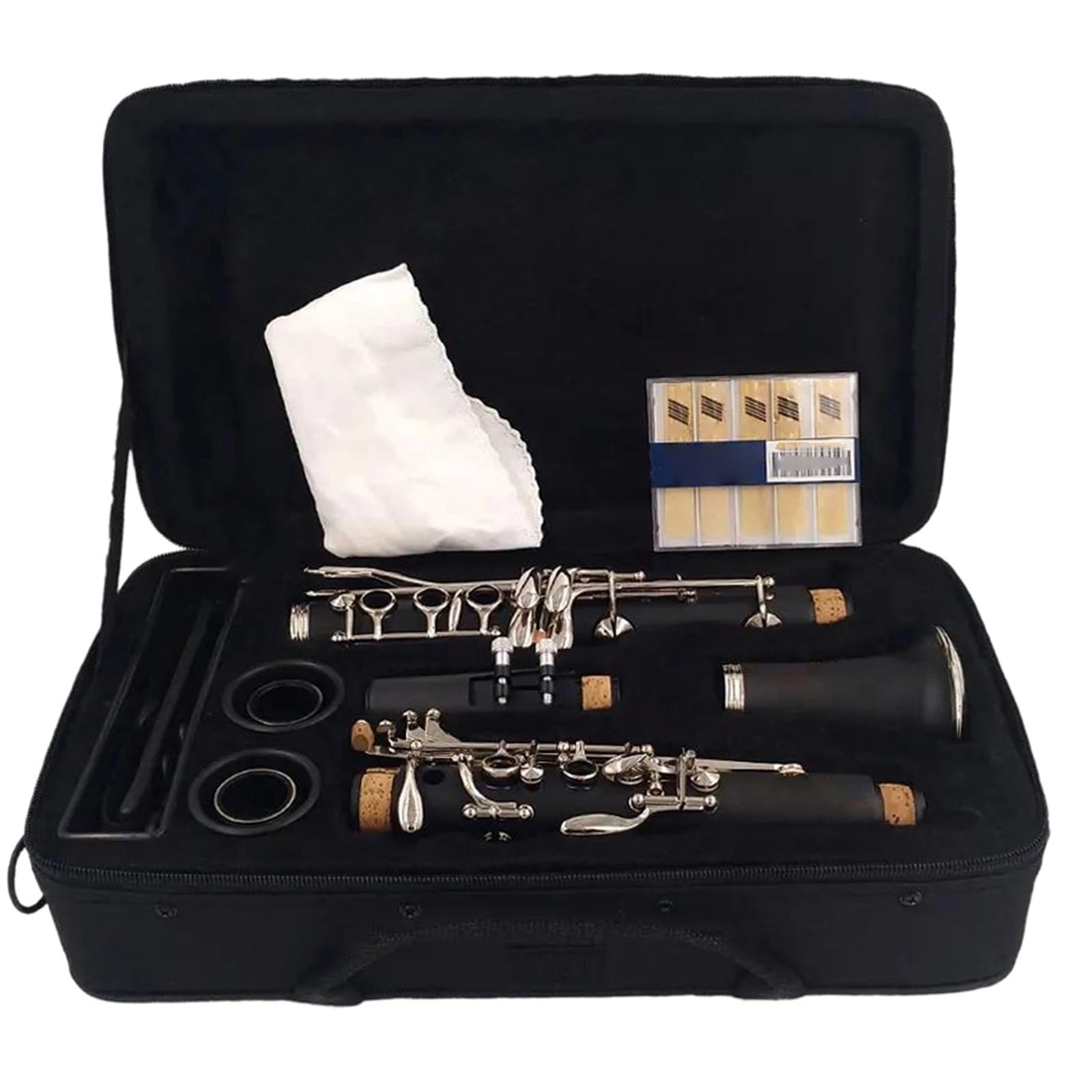 Gli Amanti Della Musica Per Principianti Di Clarinetto Professionale In Chiave C Si Esercitano A Suonare