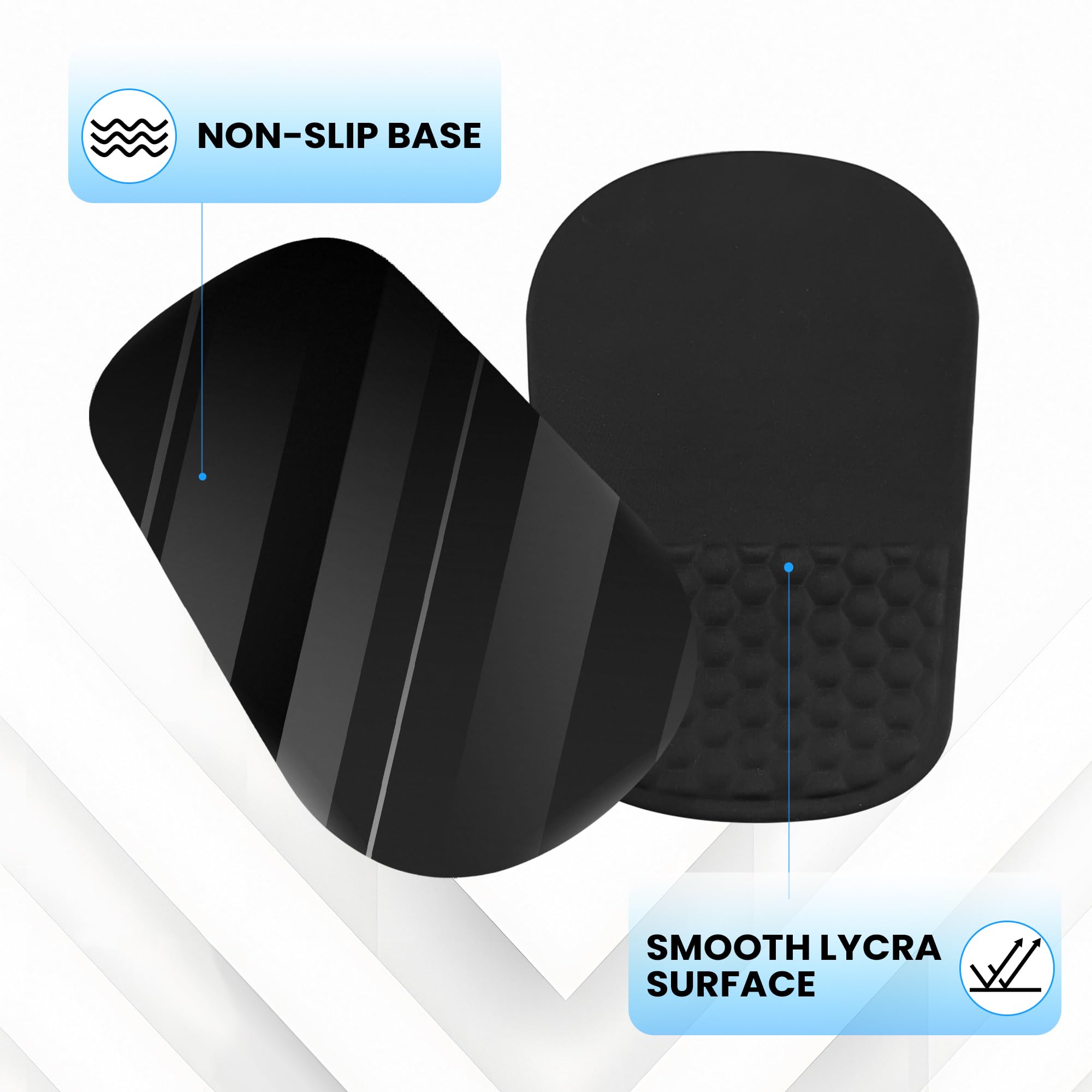 Ergonomic Mouse Pad with Wrist Support Comfortable Memory Foam Mousepad with Massage Design and Non-Slip PU Base Wrist — view 5