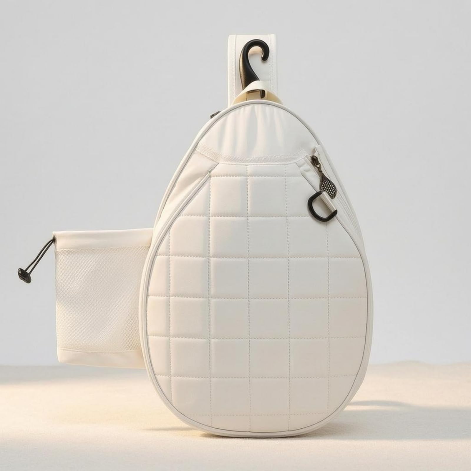 TISHITA Zaino Sport Donna Borsa Racchette Tennis Borsa Padel Borsa Badminton Borsa Imbottita con Griglia Cucita E Chiusura a Cerniera in Poliestere Adatta per
