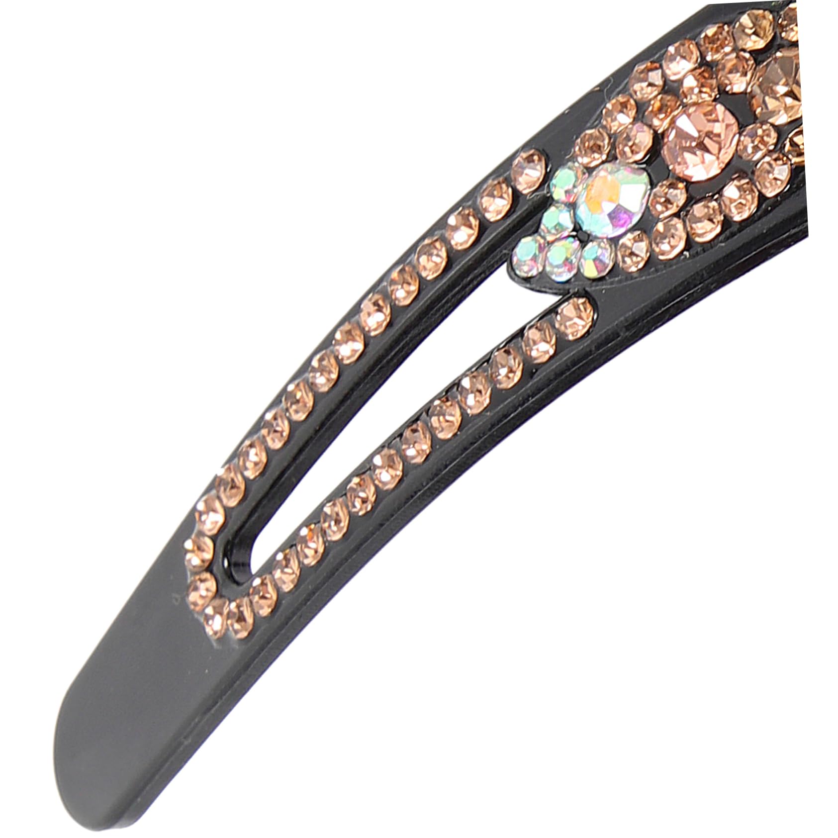 minkissy 12piezas Diadema De Flores Con Piedras Brillantes Antideslizante Para Mujeres Accesorio De Cabello Para Fiestas y Eventos Especiales
