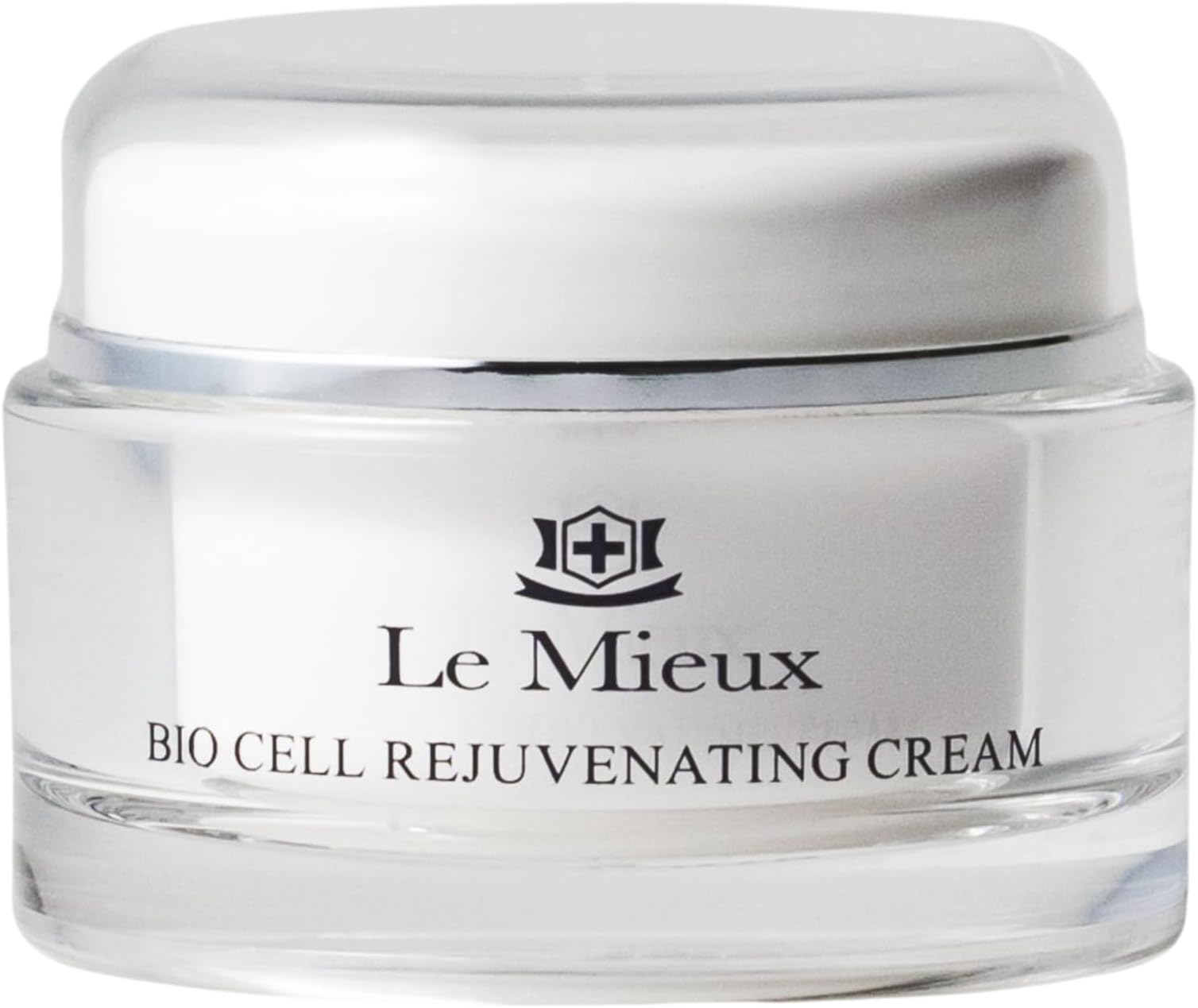 Le Mieux Bio Cell Rejuvenating Cream - Triple Peptide Facial Moisturizer with Hyaluronic Acid, Squalane & Rose Hip, Night & Day Cream for Face & Neck, No Parabens or Sulfates (1.75 oz / 52 ml)