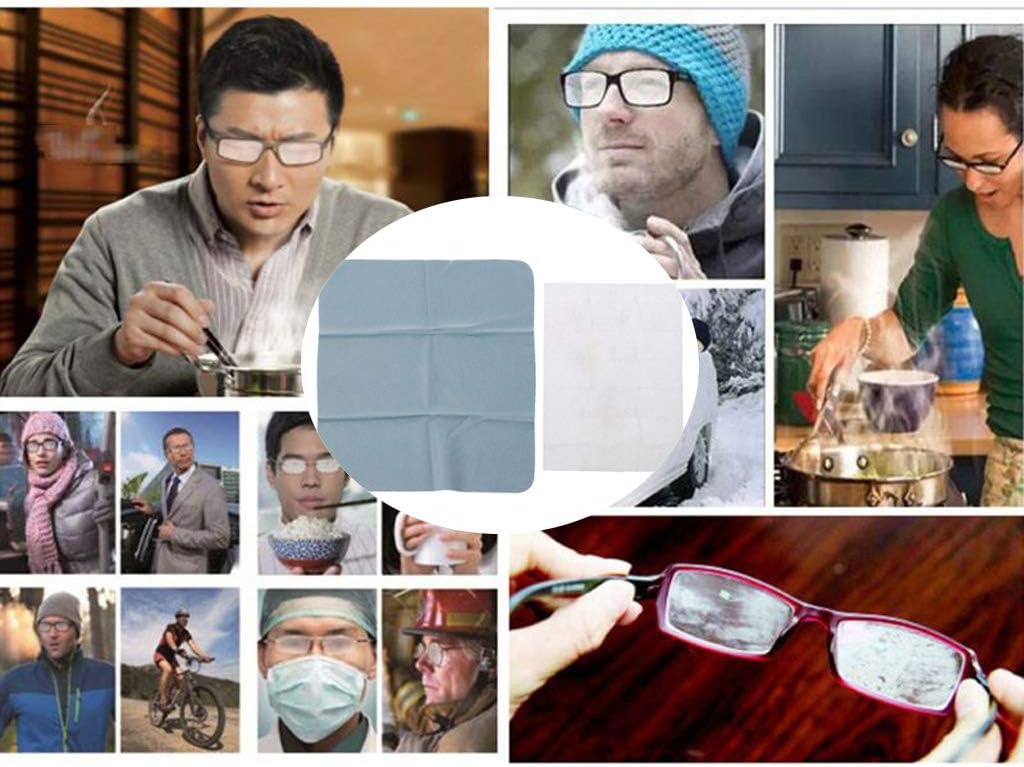 Disposable Anti-Fog Lens Wipes Eyeglasses Cloths Microfiber Fabric Glasses Cleaning for Spectacles Lenses Camera Screen Wipes, A Wet Towel