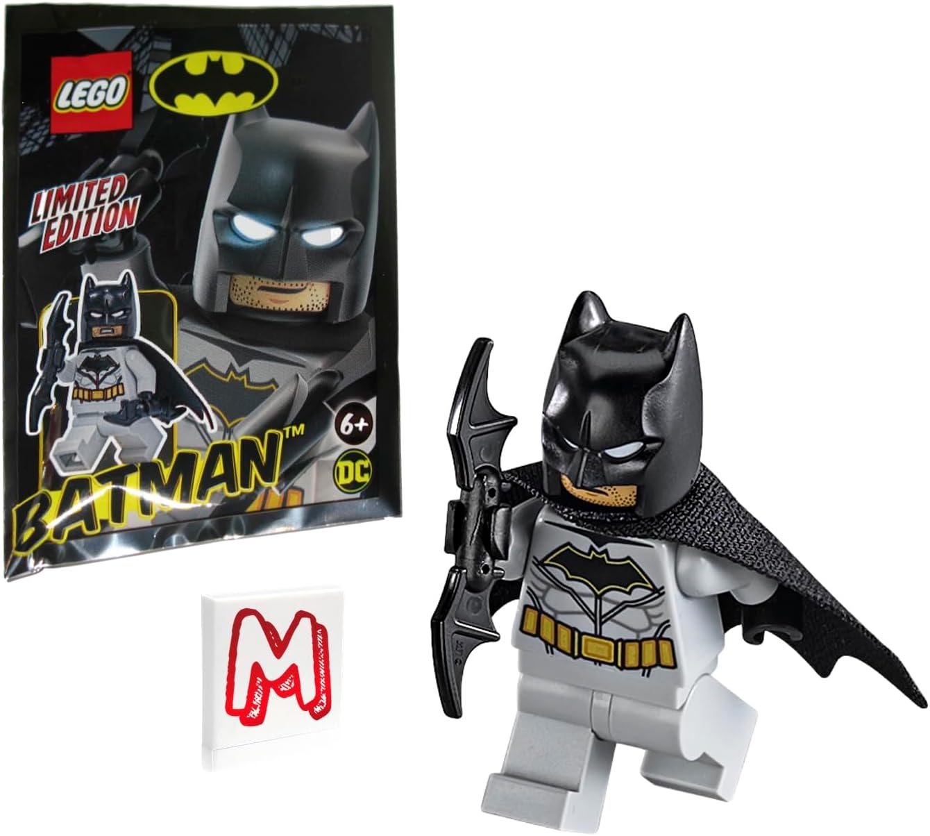 LEGO Super Heroes DC Minifigure - Batman with Light Bluish Gray Suit 76111