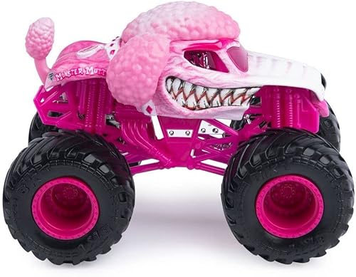 Miniatura 3 de Monster Jam, Monster Mutt Poodle vs Scooby Doo - Camiones monstruo fundidos a presión, escala 1:64, juguetes para niños de 3 años en adelante,