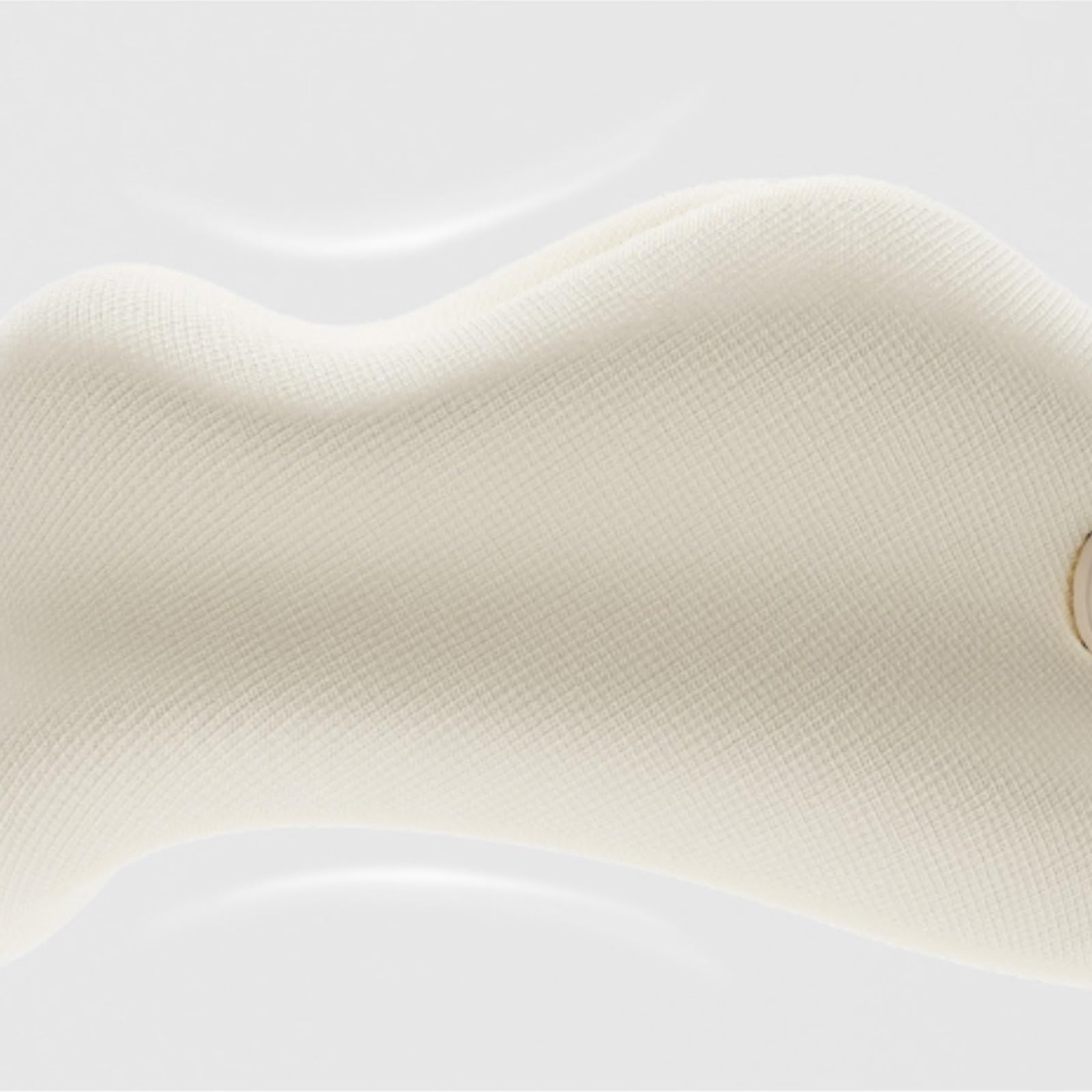 Compact Coussin De Voyage L'oreiller en Forme De U Peut Être Rangé Et Utilisé comme Sac Voyage Avion À Rebond Lent Adultes Bureau(White)