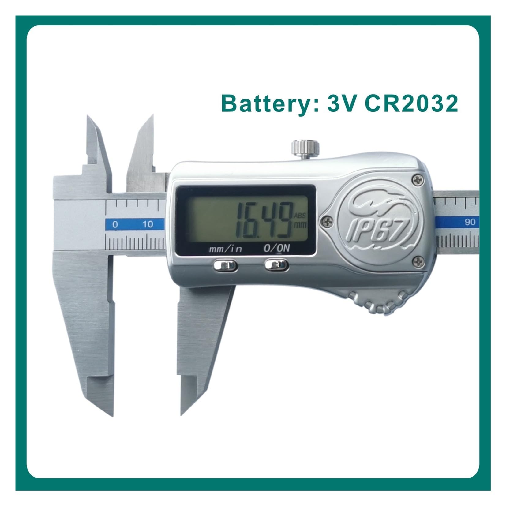 Calibrador Digital electrónico Vernier IP67 de 0-150 mm/6" de Alta precisión IP54. Calibrador Digital de 200 mm y 0,01 mm (IP67 de 0-150 mm).