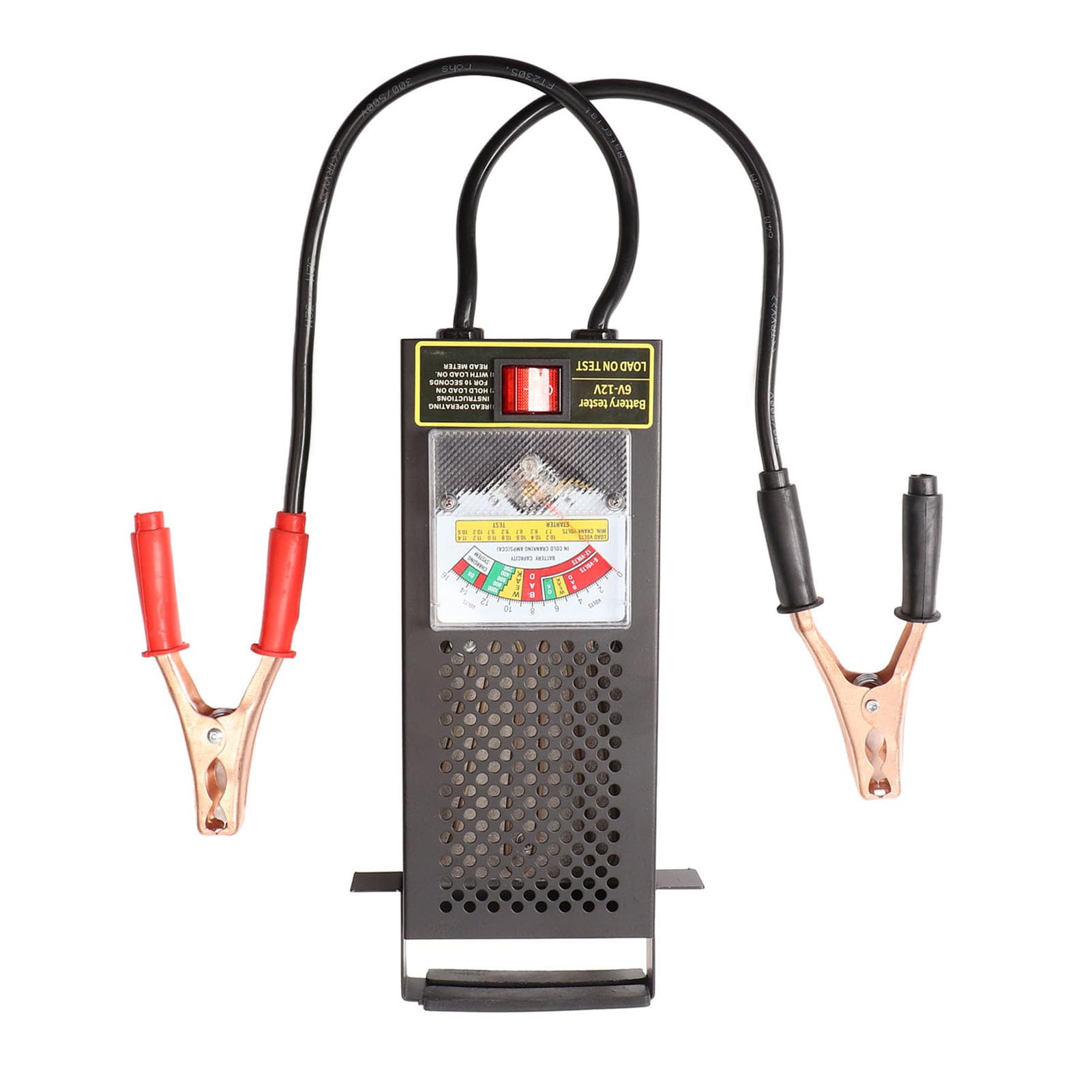 Tester per Batterie per Auto, Sistema di Ricarica da 6 V a 12 V, Analizzatore di Batterie per Auto Dal Design Multifunzionale per Batterie per Auto Elettriche, Adatto per