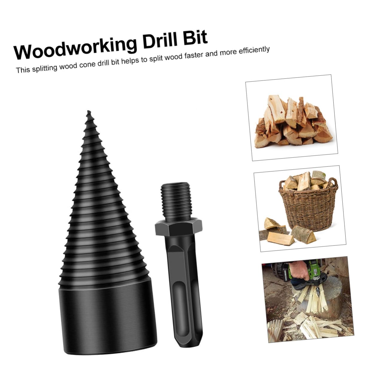 UPKOCH Brocas Para Cortar Herramienta Para Trabajar Madera Broca Cónica Robusto y Duradero