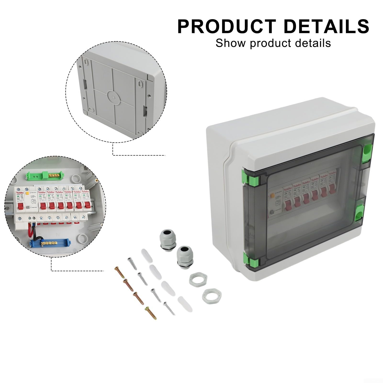 IP65 Scatola fusibili 2 vie ABS impermeabile (HA-9WAY) | Doppia protezione, spegnimento immediato, rilevamento delle perdite, protezione da cortocircuito, alta sicurezza