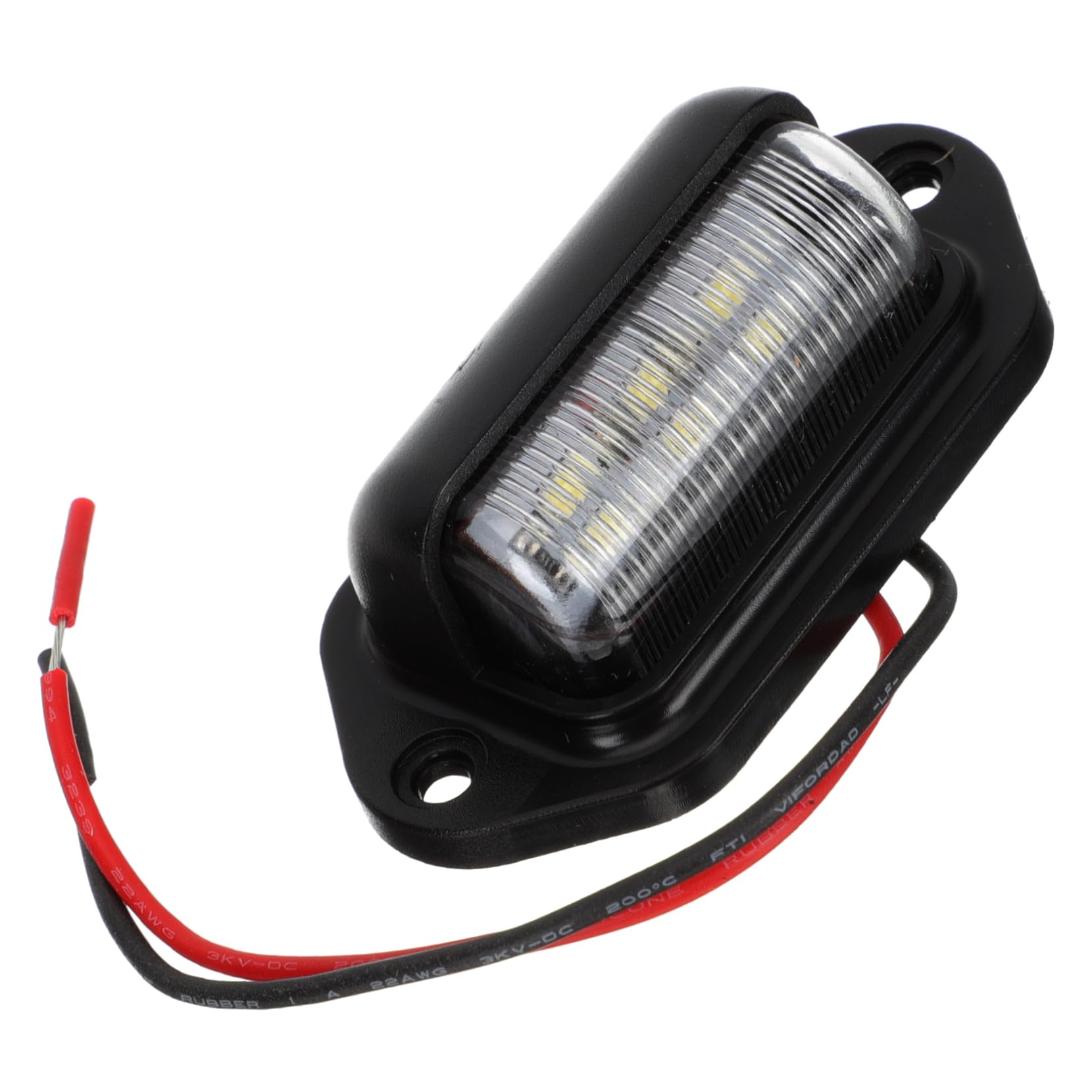 SOLUSTRE 2piezas Luz Led Para Matrícula Lámpara De Etiqueta Para Camiones Furgonetas y Remolques Instalación y Multifuncional