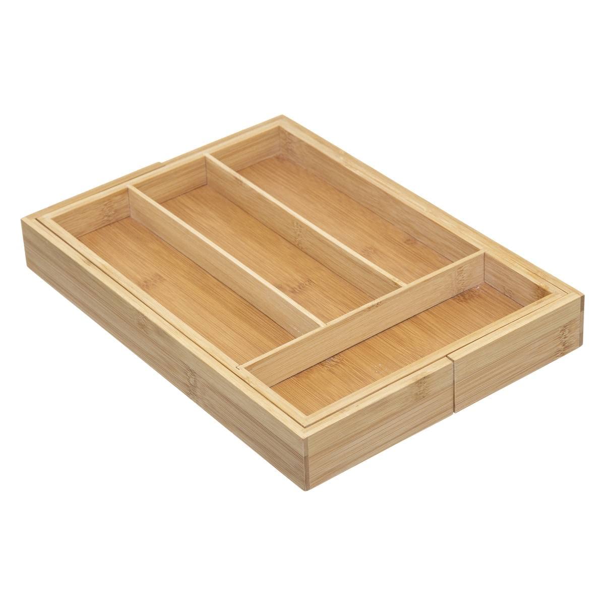 5five - range-​couverts 6 compartiments extensibles bambou