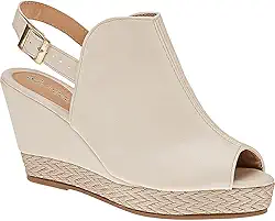 Sandália Anabela Feminino Corda Fechada Plataforma