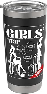 Girls Trip 2026 Weekend Vacation Fashion Travel Stainless Steel Insulated Tumbler