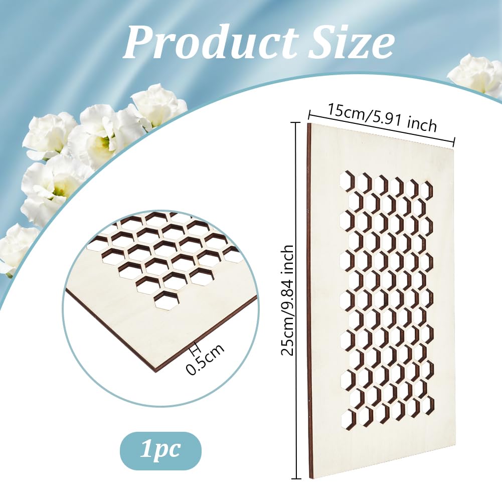 OLYCRAFT Home Decor Air Vent Cover Grille 15x25cm Wood Vent Cover Finish Decorative Covers Wood Decorative Register Covers for Walls and Ceiling Not for Floor Use - Image 2