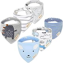 SLOSH Bavaglino Neonato Bavaglini Bandana bambina Cotone Neonati Neonata