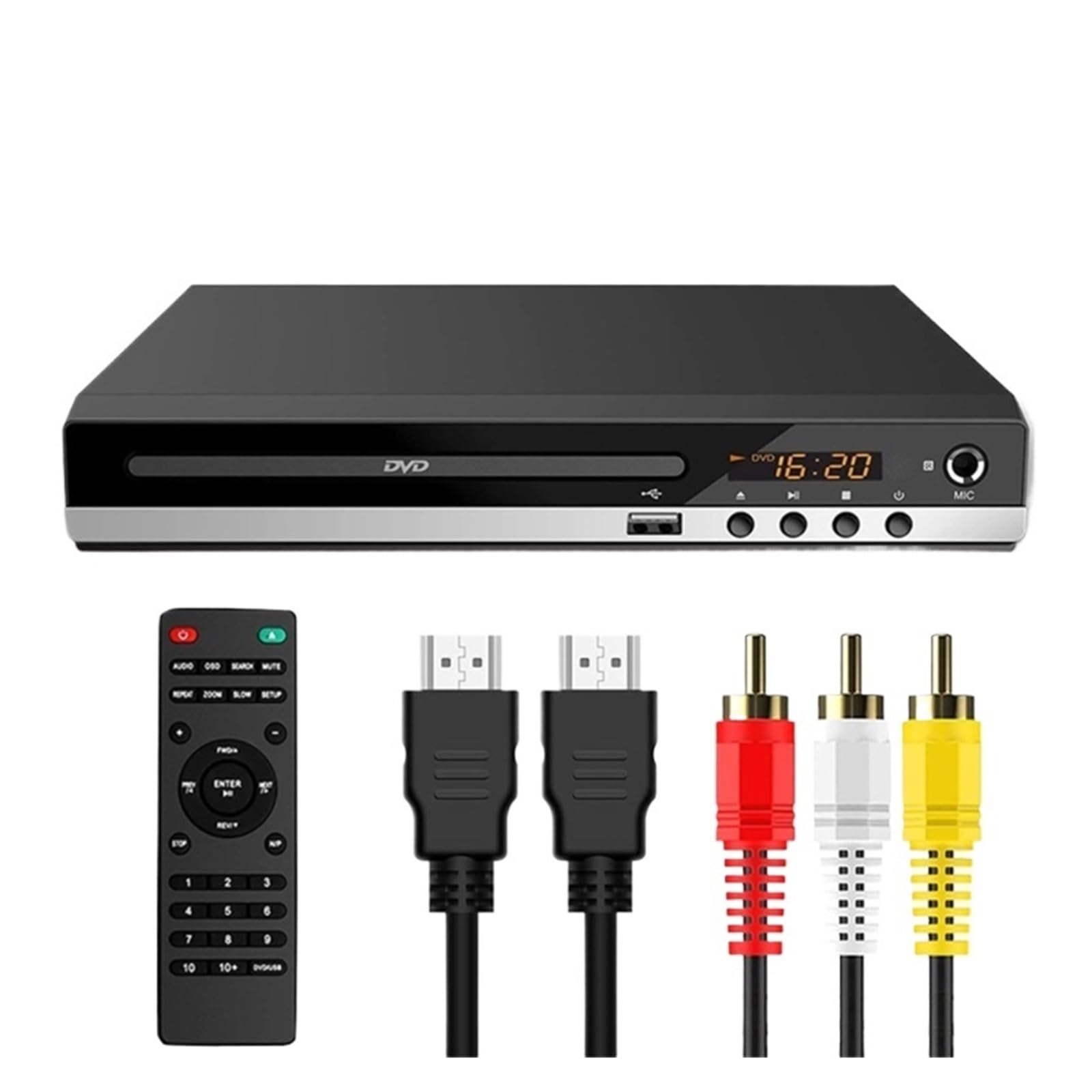 Lecteur DVD VCD CD-Disques Lecteur Multimédia Machine Sortie AV