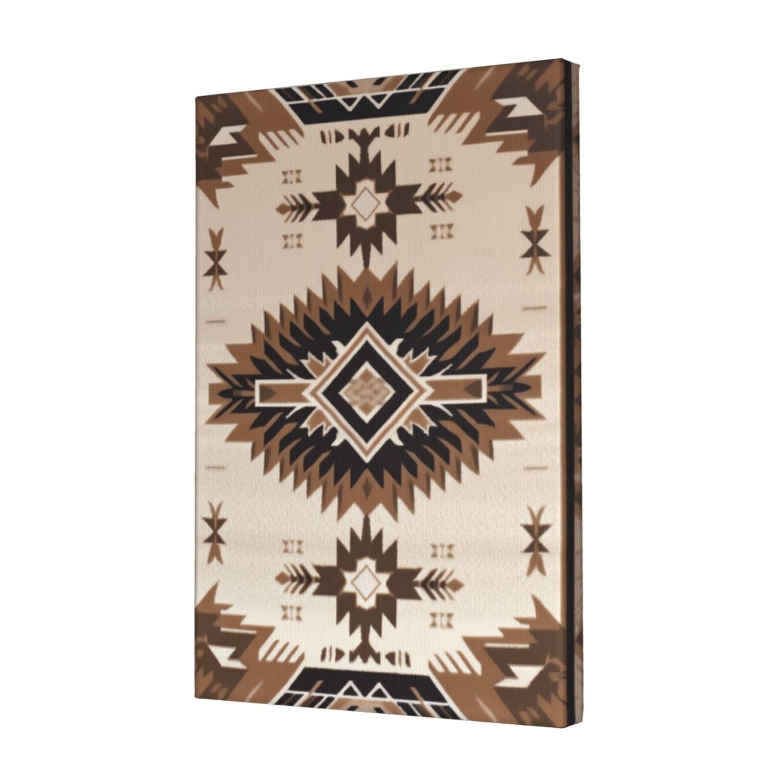 KLOPH Native American Canvas Wall Art for Living Room 12"x18" Modern Artwork Painting for Bathroom Hanging Canvas Prints Aesthetic Wallart for Bedroom Kitchen Office Wall Decor