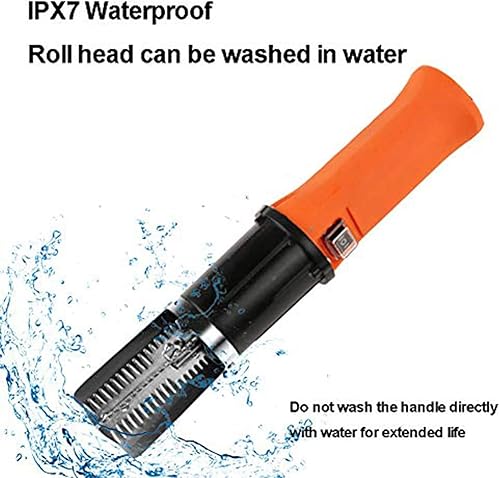 Miniatura 2 de Escalador eléctrico de peces con hoja de rodillo de acero inoxidable adicional para raspar salmón y peces de otros, potente kit de desollador de