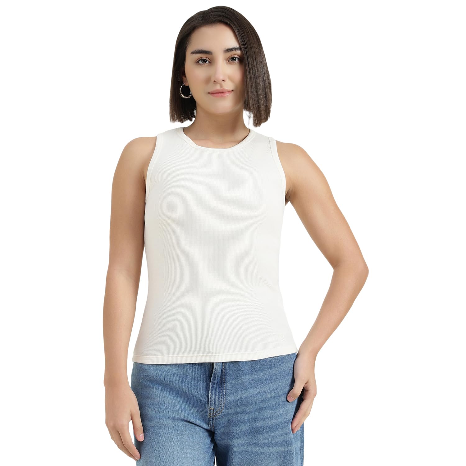 united colors of benetton Round Neck Solid Top - 26P3E29J3704I02A-picture-11