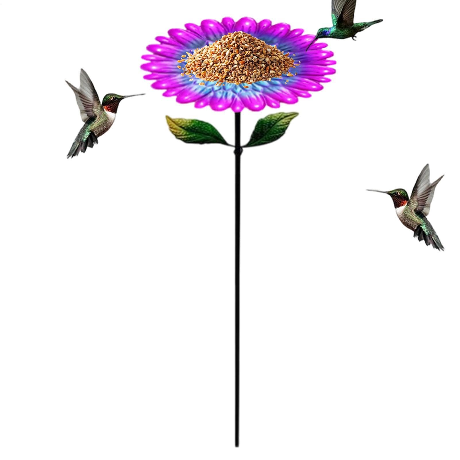 Abreuvoir pour colibris et bain d'oiseaux sauvages pour animer votre patio