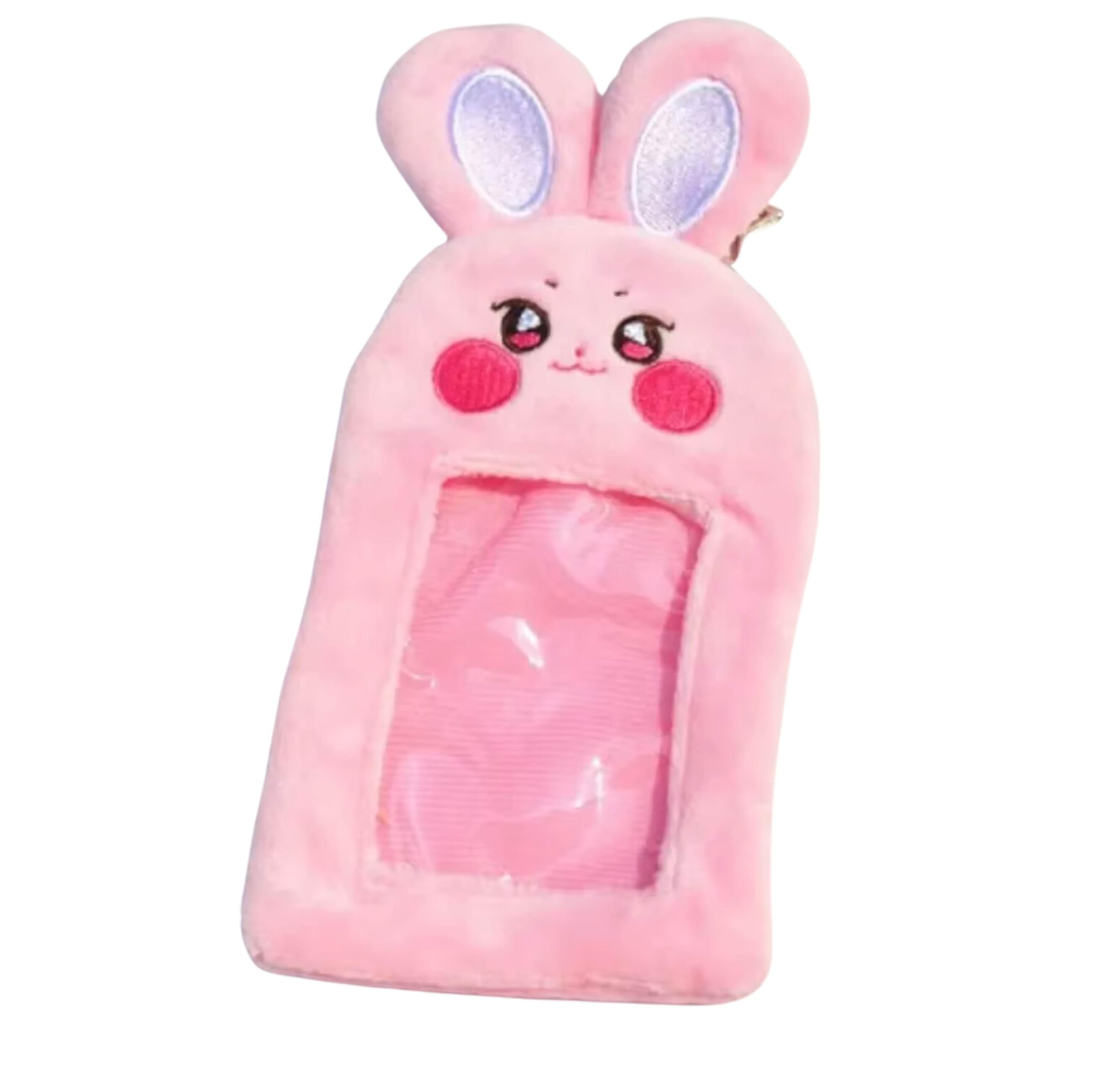 Aniteez Soft Photocard Holder & Mini Plushies Keychain Adorable Bag Accessories for K-Pop Fans Perfect for Storing Photocards Personalizing Backpacks and Gifts for music lovers (DDEONG)