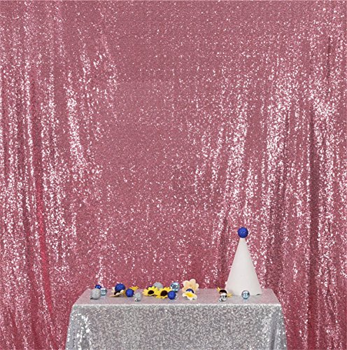 Eternal Beauty 152x213cm Fuchsia Pink Shinny Sequin Photography Backdrop Party Prom Wedding Youtobe Banquet Photo Background (5x7 feet) - Image 3