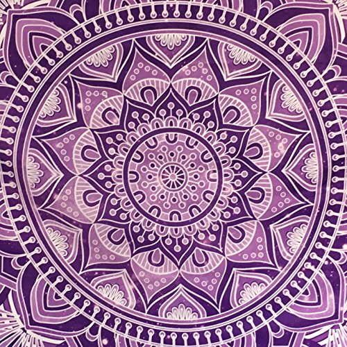 Purple Wall Tapestry Wall Hanging Purple White Tapestry Flower Mandala Bohemian Tapestry Psychedelic Tapestry Galaxy Tapestry Hippie Milky Way Tapestry Sky Tapestry Bedroom Dorm Home Decor #TOP5
