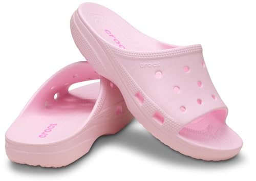 Crocs Saturday Slide W à enfiler pour femme, rose lait, pointure 42, Lait rose, 42/43 EU