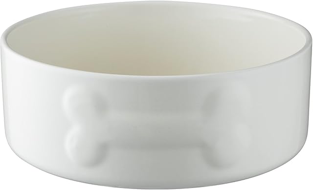 Mason Cash Ceramic Bowl for Dogs and Cats, 20 cm, cream