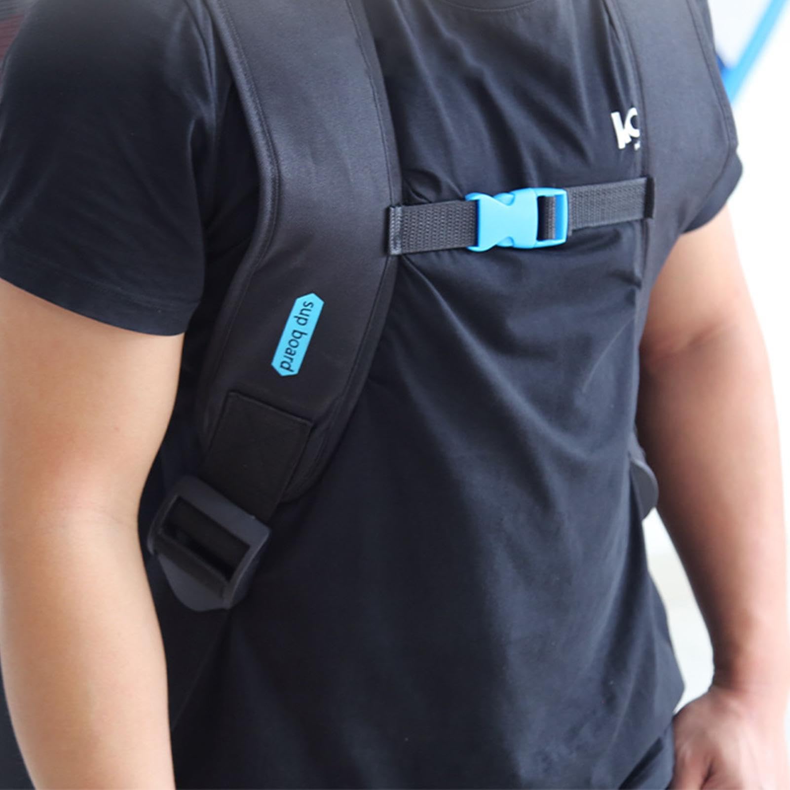 Su-p Backpack, borsa gonfiabile per paddleboard da 125 l, borsa per il trasporto dello zaino per la tavola S-Up, zaino robusto per le tavole da paddle, kayak, standard con ruote, 110 x 45 x 25 cm