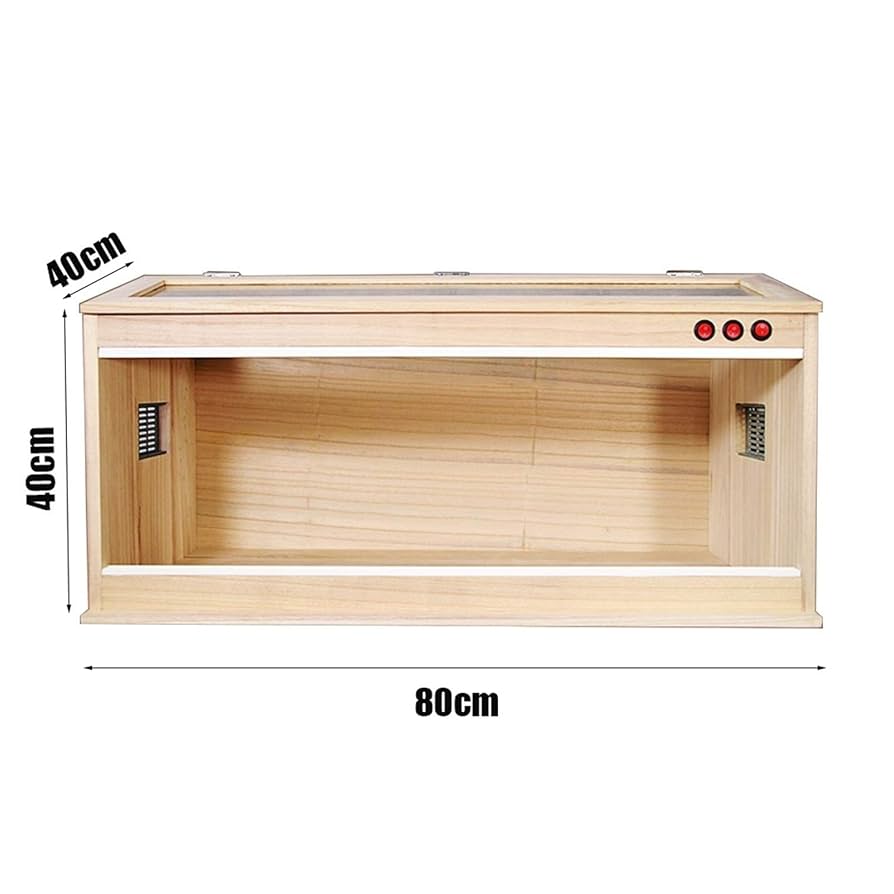 爬虫類ケージ　80×40×40 爬虫類　ケージ　飼育　飼育ケース　小動物 Amazon | 爬虫類 飼育ケース ケージ、無垢の木箱、トカゲ、カメ