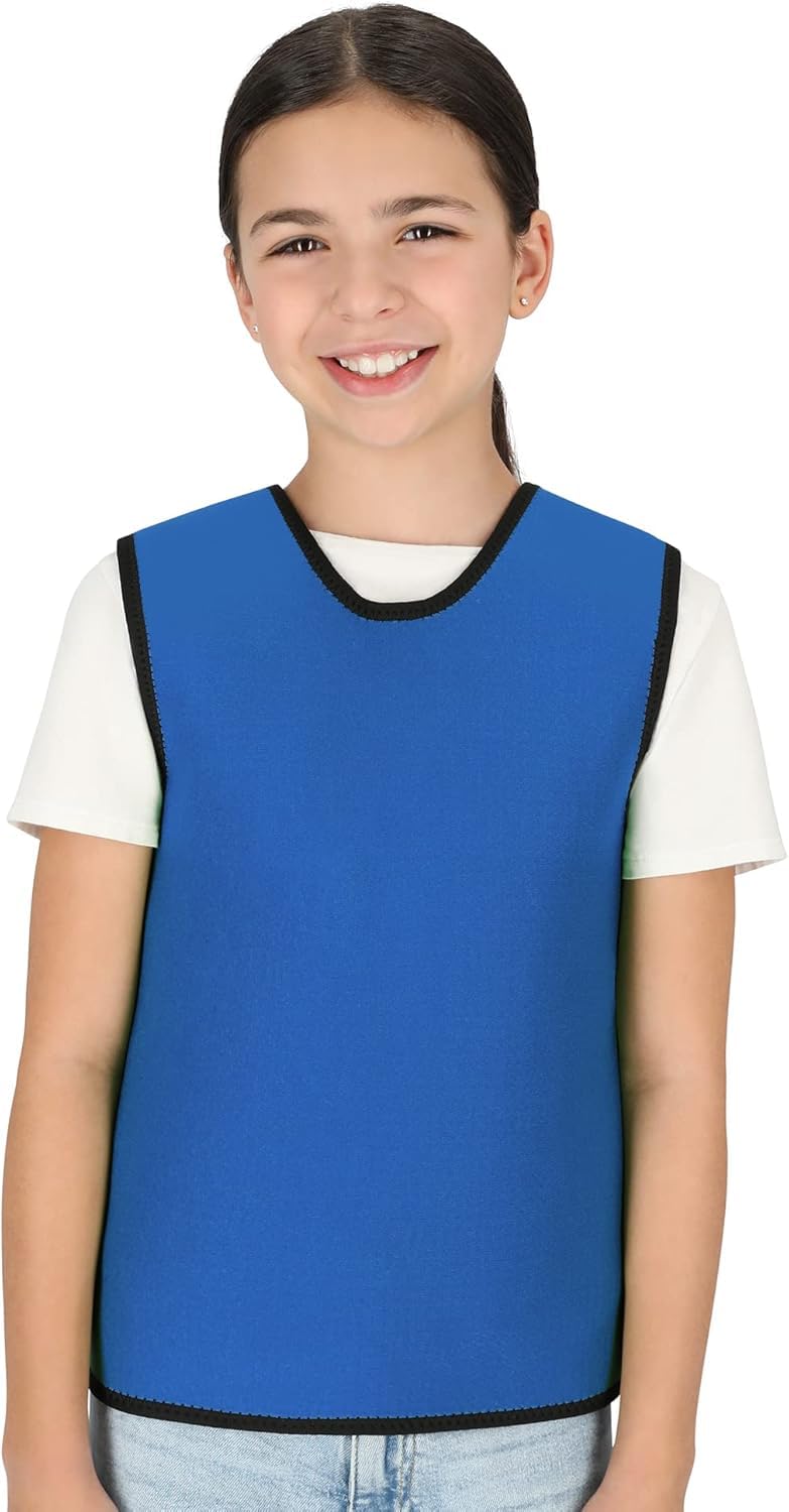 Tweens Gilet de compression sensorielle pour enfants – Pression profonde Confort pour autisme, TDAH, SPD – Calmant, respirant, réglable, gilet sensoriel pour enfants