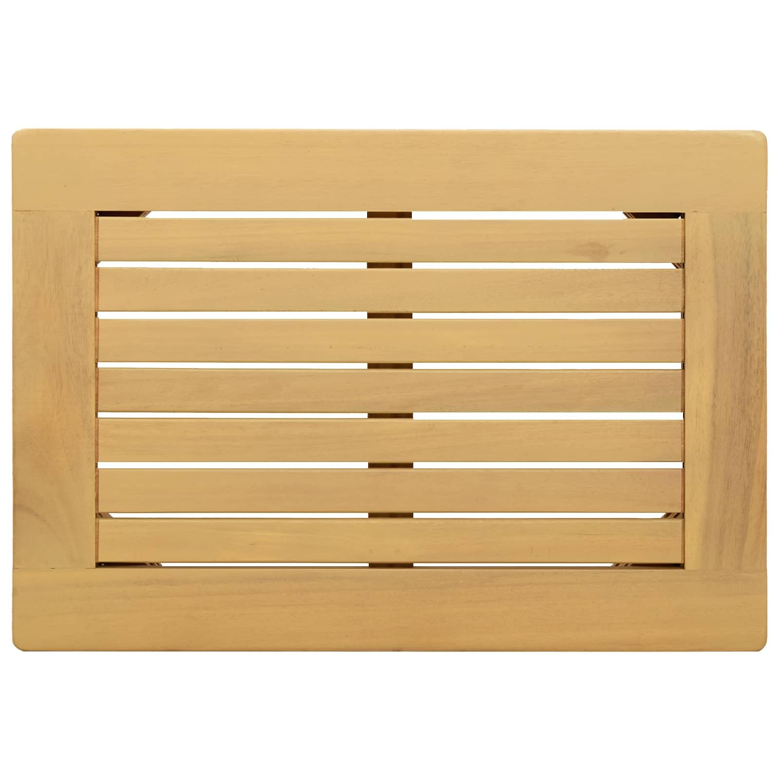 vidaXL Stolik kawowy Jasna akacja 50 x 35 x 36 cm Lite Drewno Akacji, Mebel Akacjowy, Rustykalny Stolik Kawowy, Niski Na Zewnątrz, Odporność na Warunki, Solidny Drewno