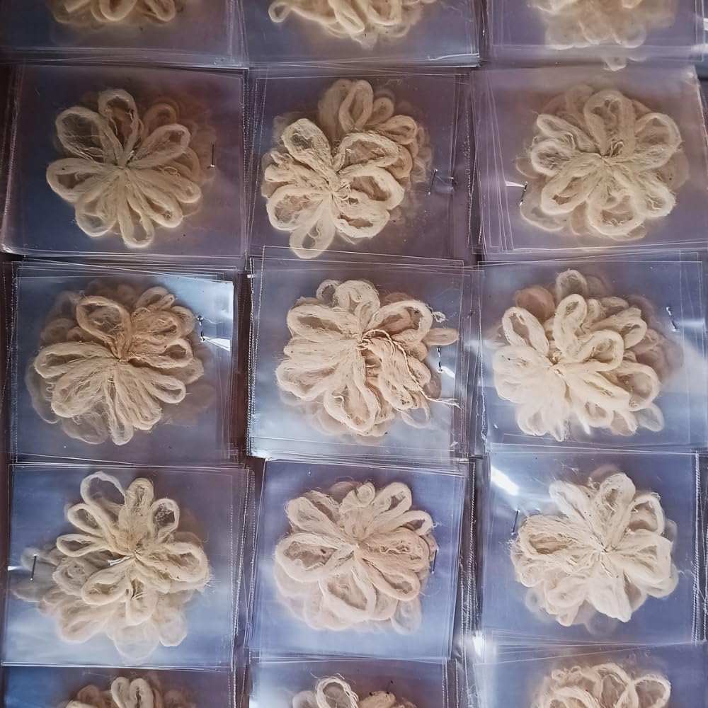 Lotus stem Wicks for Pooja | Thamarai Thandu Thiri for Pooja | Pack of 12 pics (Lotus stem, Standard) Lotus Wicks for Diya THAMARAI THANDU THIRI Handcrafted and Blessing-Filled-picture-13