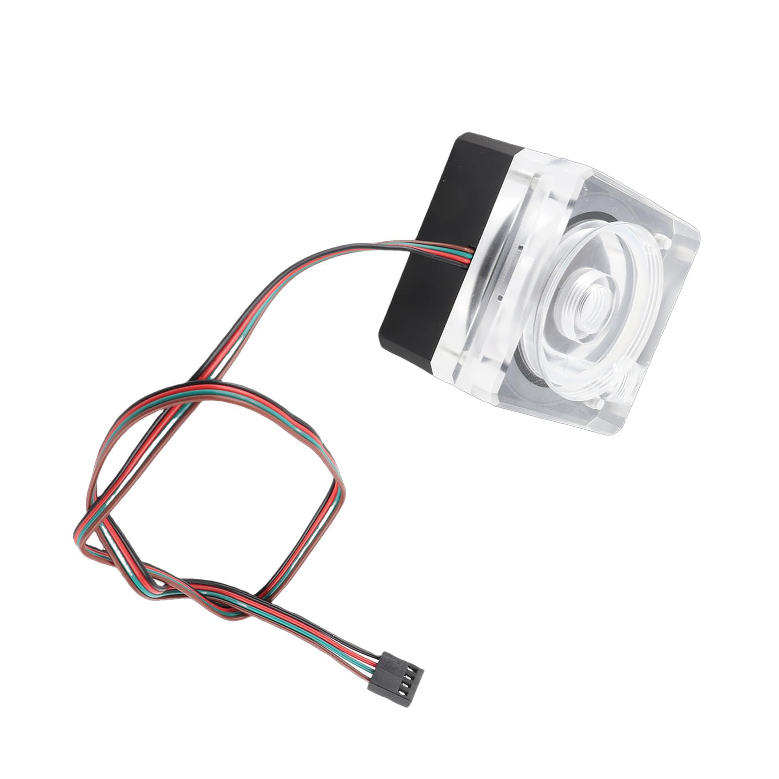 Pompa di Raffreddamento Ad Acqua Resistente PMMA PWM Controllo della velocità per Appassionati di PC Compatibile con Sistemi a 12V