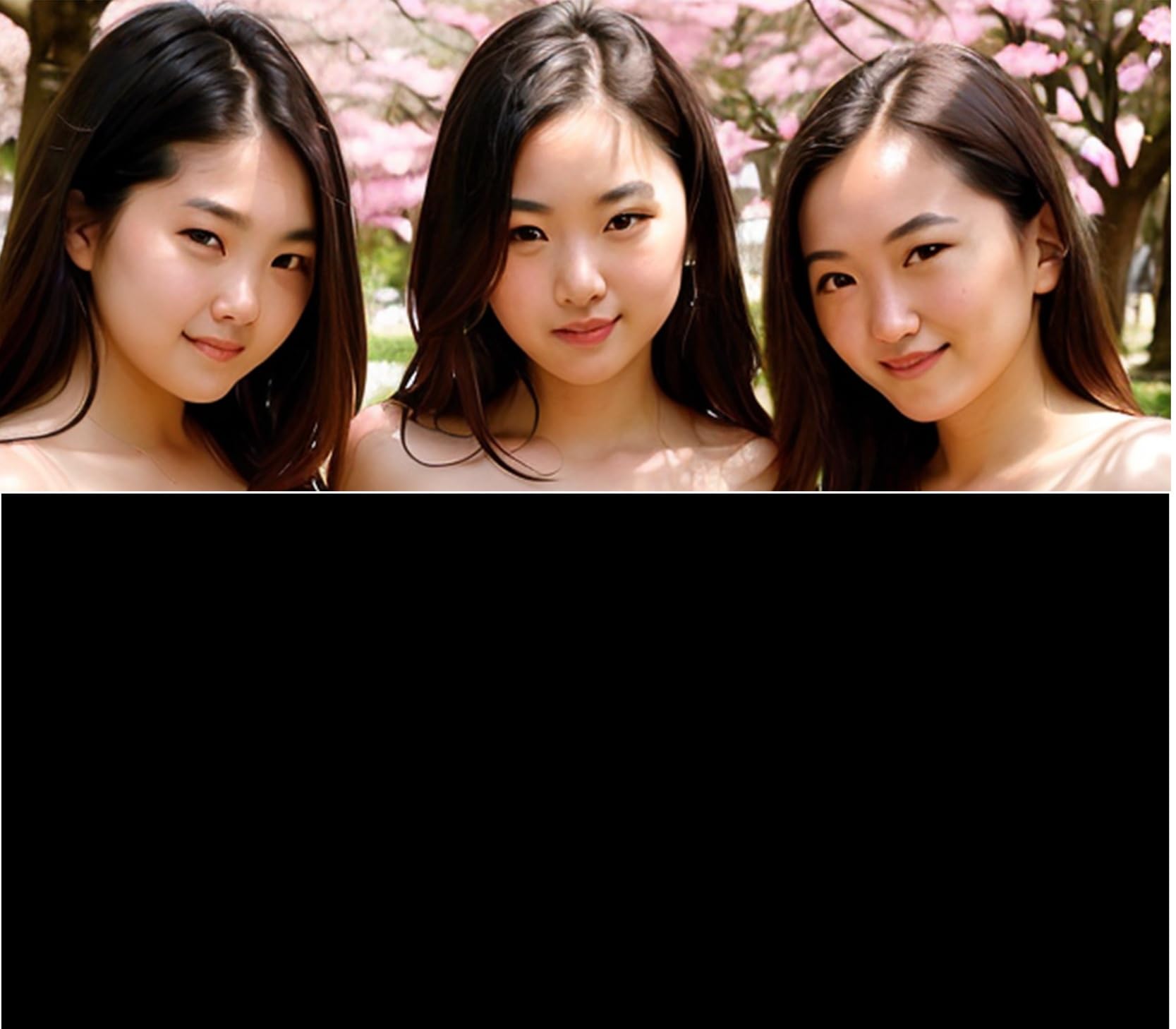 Calendrier 2026 - Japonaise fleurs de cerisier - Calendrier nude