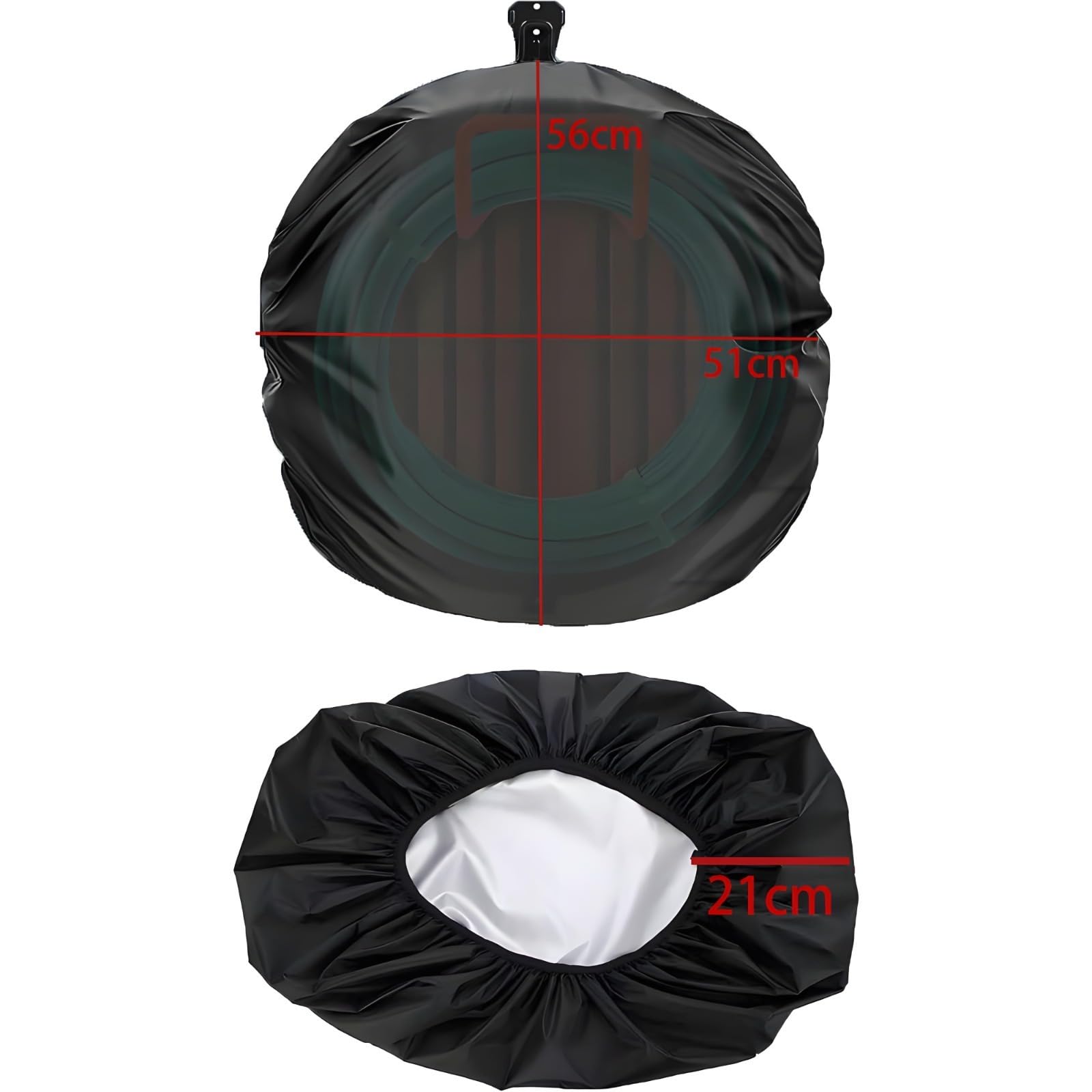 Cubierta Para Carrete Manguera Jardín | Tela Oxford Impermeable, Protección UV, Para Exterior, Patio Balcón Granja Terraza
