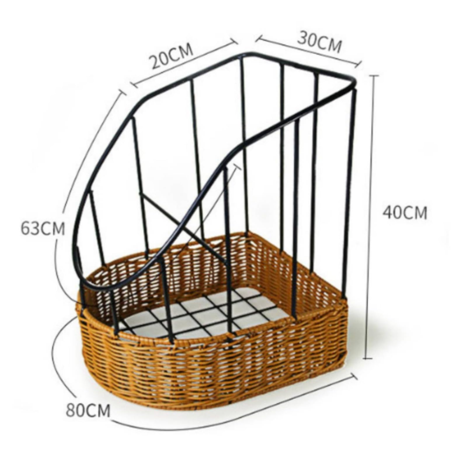 Cestino per Tige in Metallo e Ventilato Cestino Pane con Struttura Aperta Facile da Pulire Tavola per, Buffet, Stile D