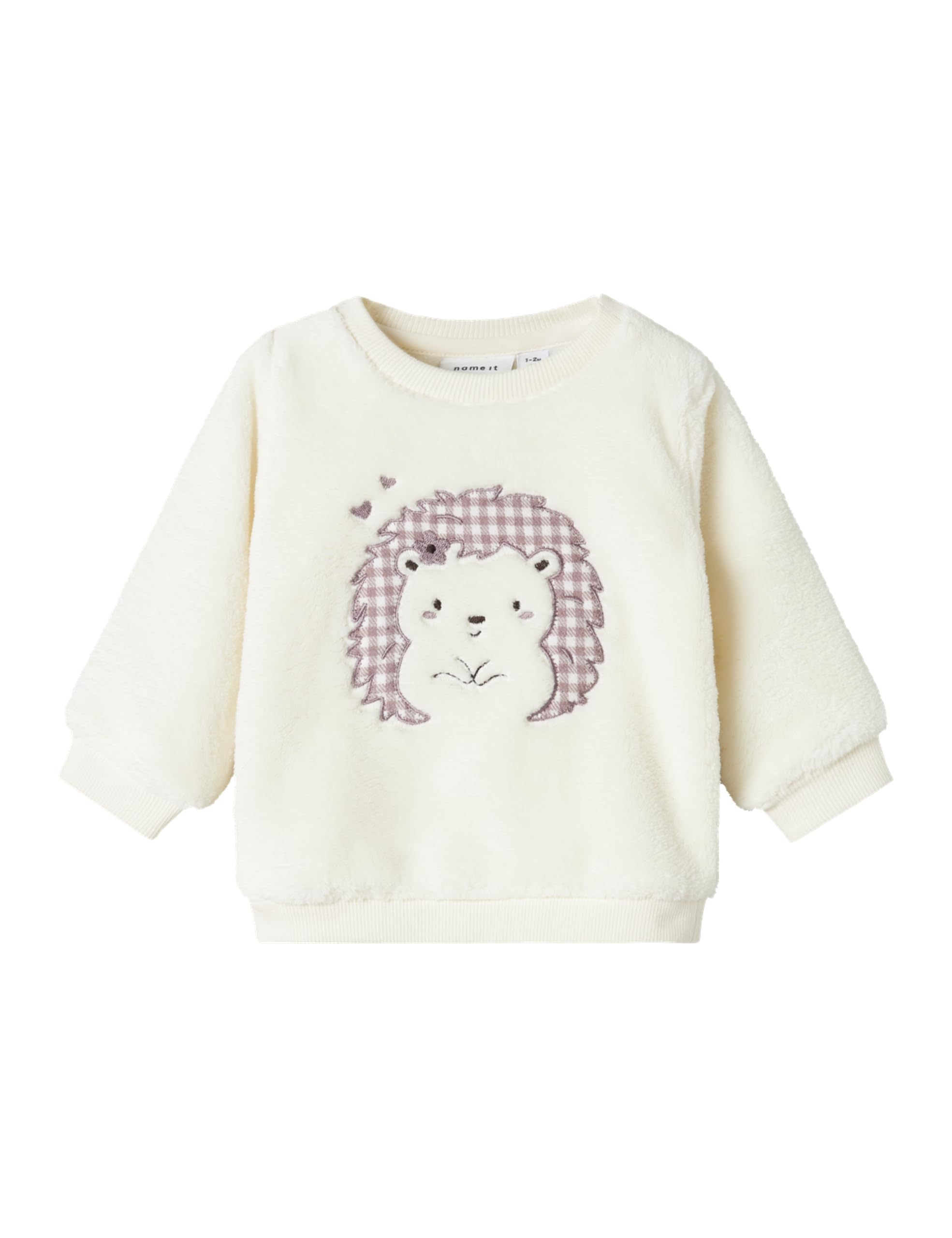 NAME IT Damen Nbfolpa Ls Teddy Sweat, Cloud Dancer, 68